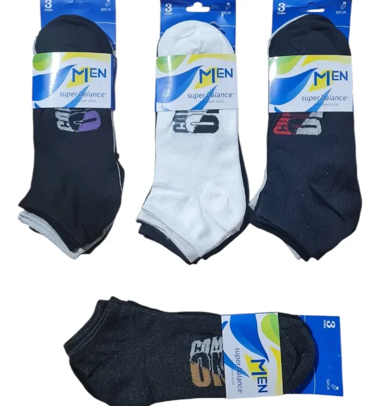 Pack x 12 Medias Soquetes Hombre