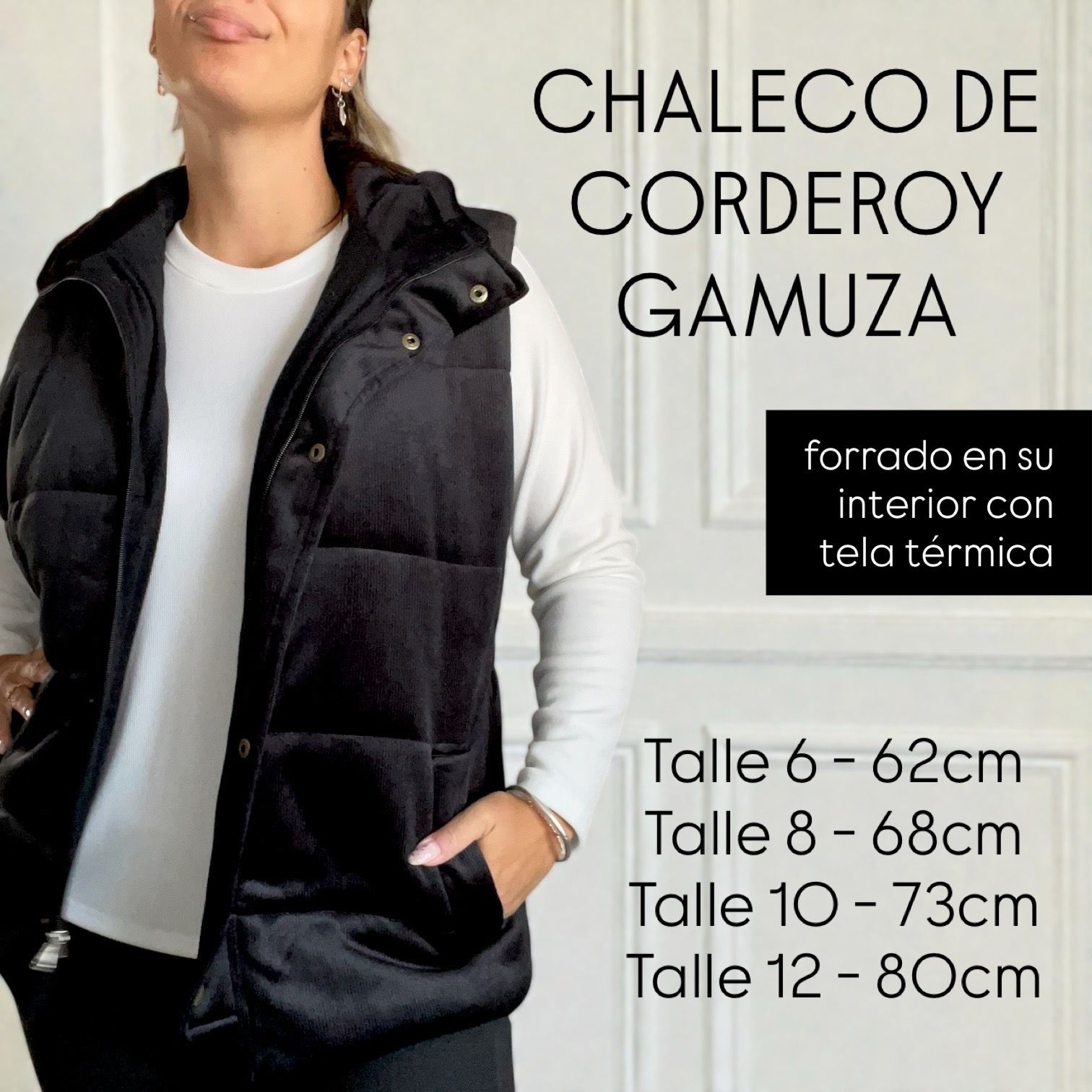 Chaleco Corderoy - Imagen 2