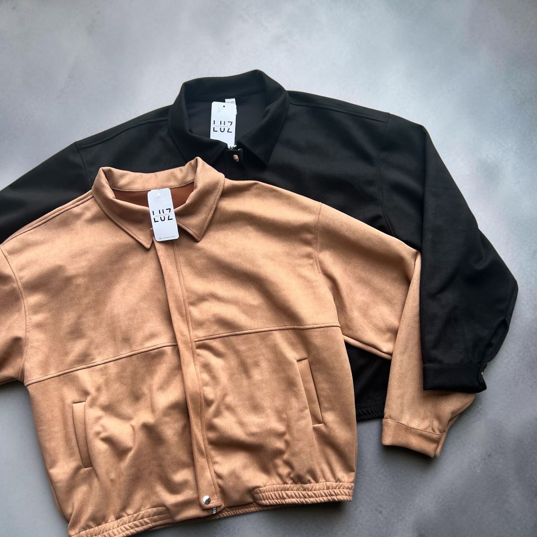 Chaqueta Bomber Gamuzada - Imagen 4